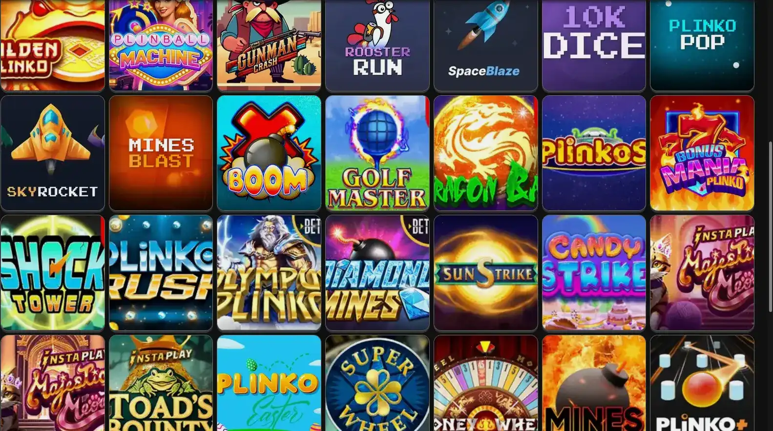 Интерфейс казино Максбет с игровыми автоматами